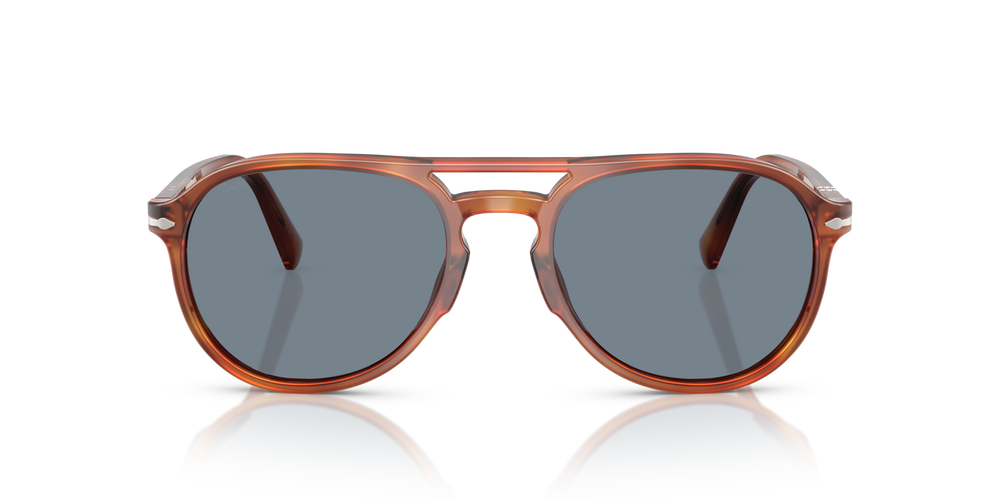Persol PO3235S with Terra Di Siena Frame and Blue Lenses - Image 2
