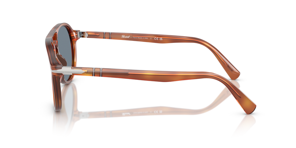 Persol PO3235S with Terra Di Siena Frame and Blue Lenses - Image 4
