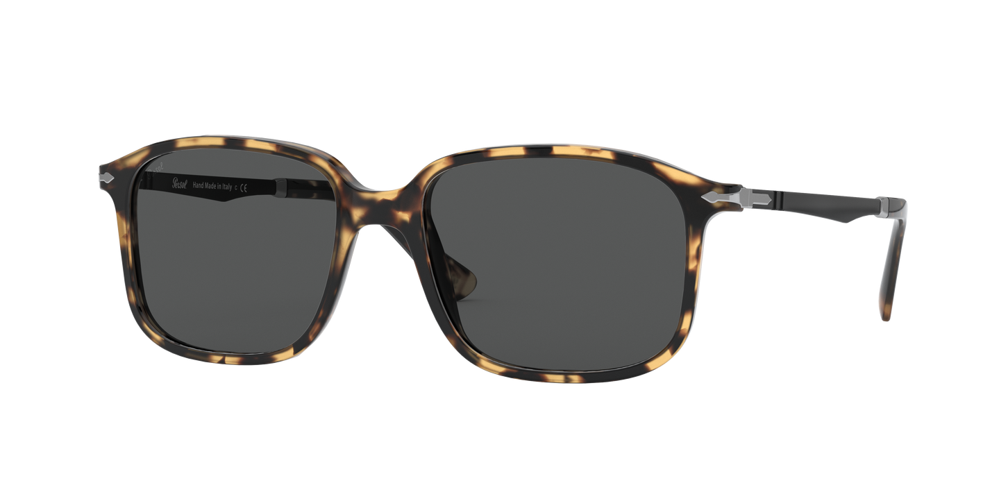 Persol PO3246S avec Monture Havana Clair et Verres Gris - Image 1