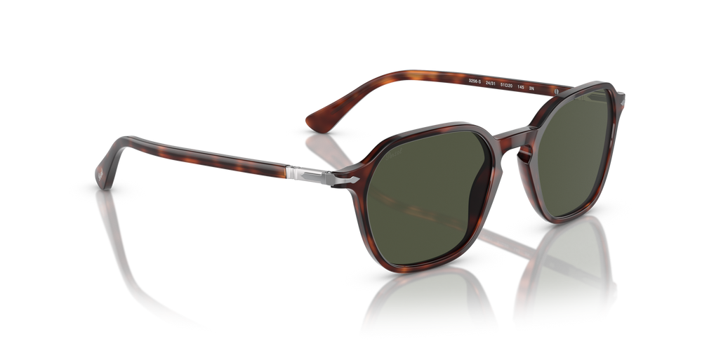 Persol PO3256S with Havana Frame and Green Lenses - Image 3