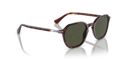 Persol PO3256S with Havana Frame and Green Lenses - Image 3