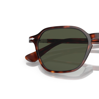 Persol PO3256S with Havana Frame and Green Lenses – Variant Image