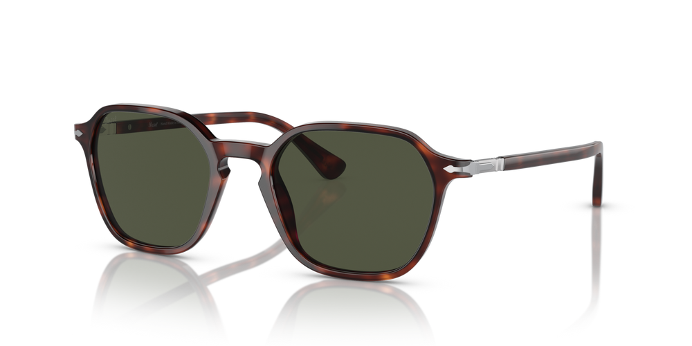 Persol PO3256S with Havana Frame and Green Lenses - Image 1