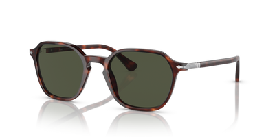 Persol PO3256S with Havana Frame and Green Lenses - Image 1