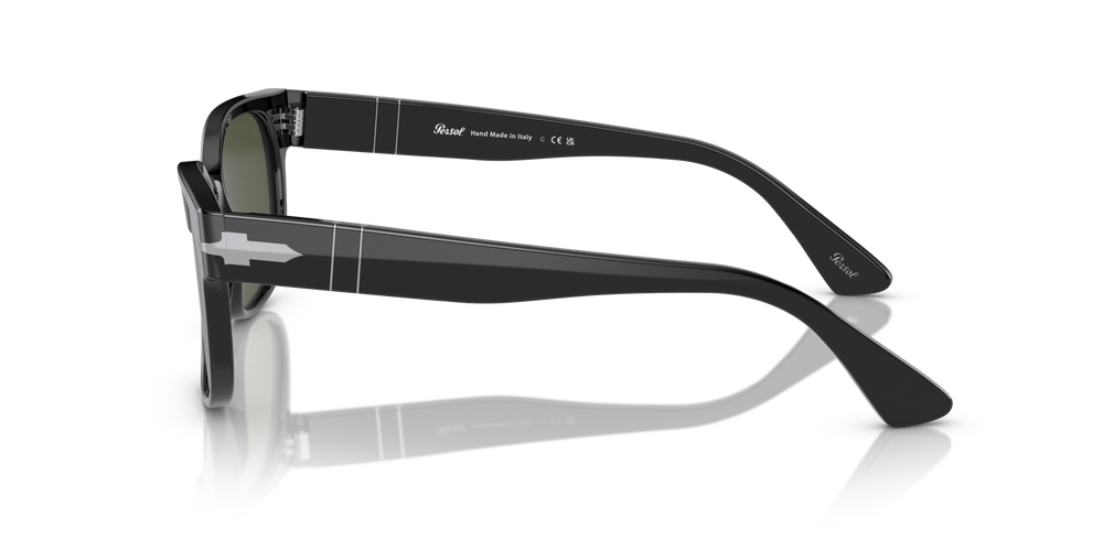 Persol PO3257S with Black Frame and Green Lenses - Image 4