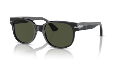 Persol PO3257S with Black Frame and Green Lenses - Image 1