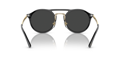 Persol PO3264S with Black/Gold Frame and Black Lenses - Image 4