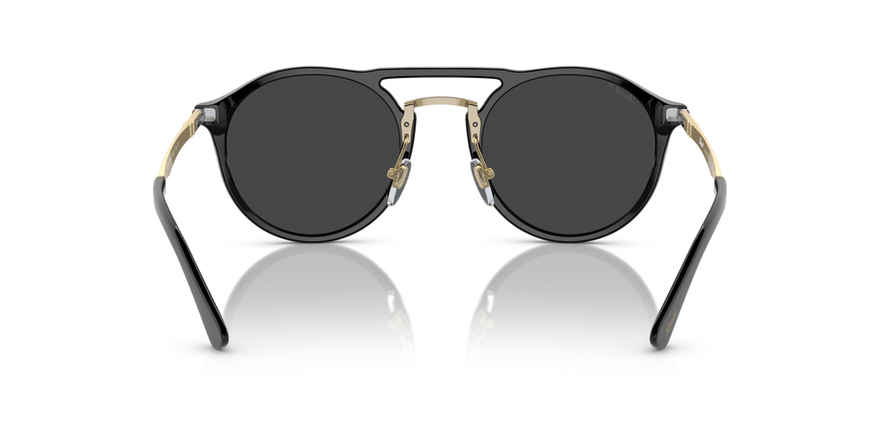 Persol PO3264S con Montura Negro/Oro y Lentes Negro - Imagen 4