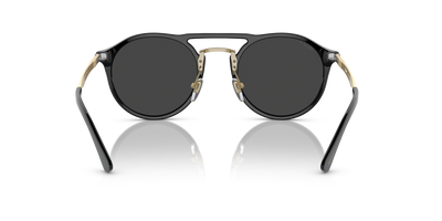 Persol PO3264S with Black/Gold Frame and Black Lenses - Image 4