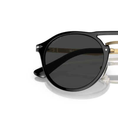 Persol PO3264S with Black/Gold Frame and Black Lenses – Variant Image