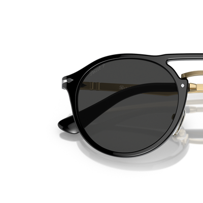 Persol PO3264S with Black/Gold Frame and Black Lenses – Variant Image