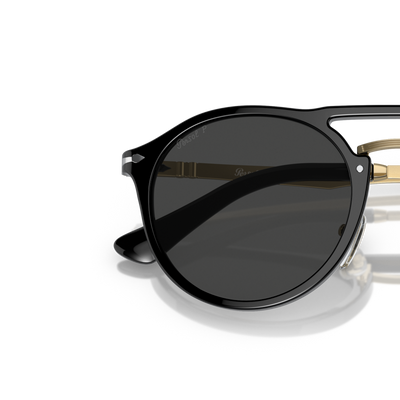 Persol PO3264S with Black/Gold Frame and Black Lenses – Variant Image