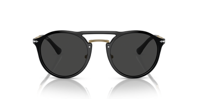 Persol PO3264S with Black/Gold Frame and Black Lenses - Image 2