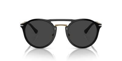 Persol PO3264S con Montura Negro/Oro y Lentes Negro - Imagen 2