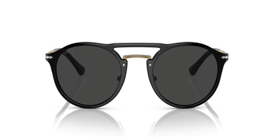 Persol PO3264S with Black/Gold Frame and Black Lenses - Image 2
