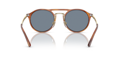 Persol PO3264S avec Monture Terre de Sienne et Verres Bleu - Image 4