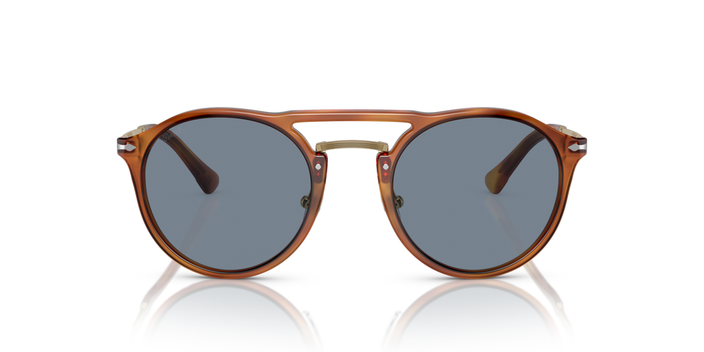 Persol PO3264S con Montatura Terra di Siena e Lenti Blu - Immagine 2