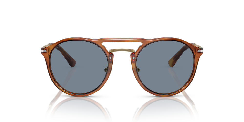 Persol PO3264S with Terra Di Siena Frame and Blue Lenses | Persol® US