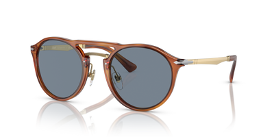 Persol PO3264S avec Monture Terre de Sienne et Verres Bleu - Image 1