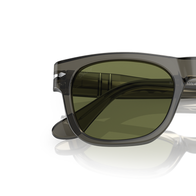 Persol PO3269S with Opal Smoke Frame and Green Lenses – Variant Image