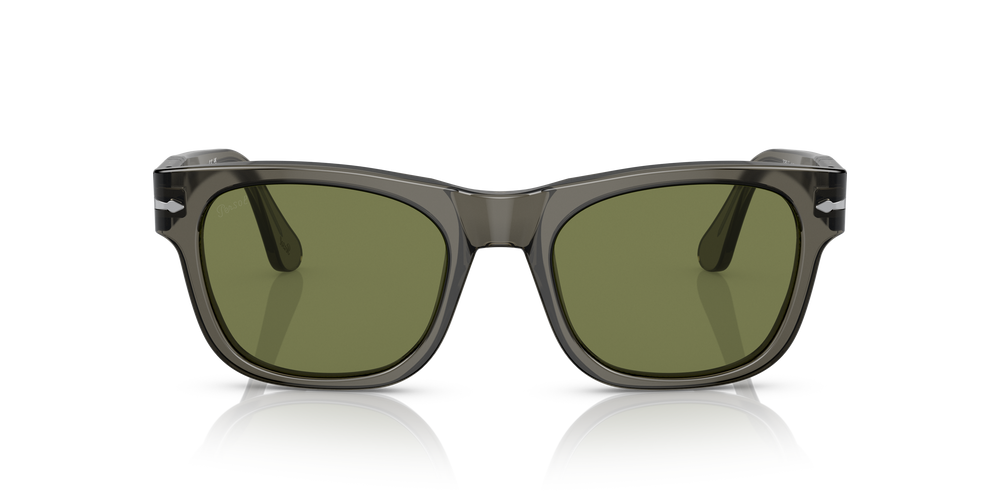 Persol PO3269S with Opal Smoke Frame and Green Lenses - Image 2