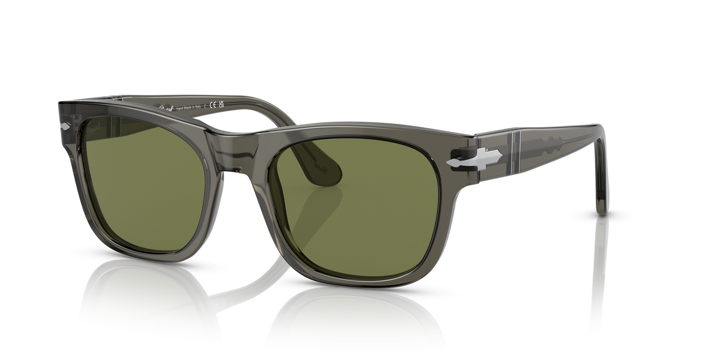 Persol PO3269S with Opal Smoke Frame and Green Lenses - Image 1