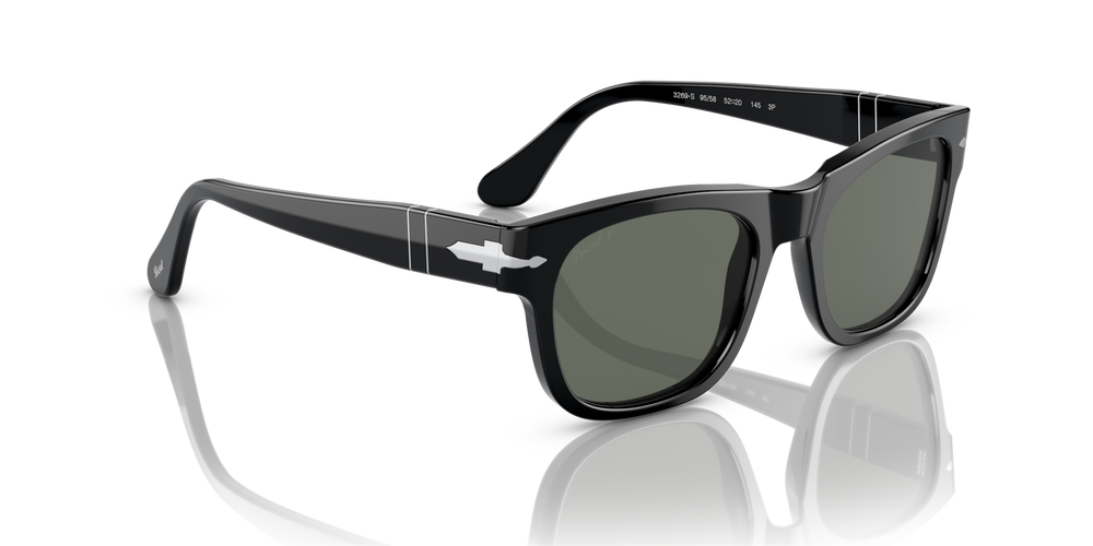 Persol PO3269S con Montatura Nero e Lenti Verde - Immagine 3