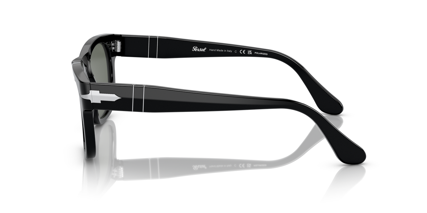 Persol PO3269S with Black Frame and Green Lenses - Image 1