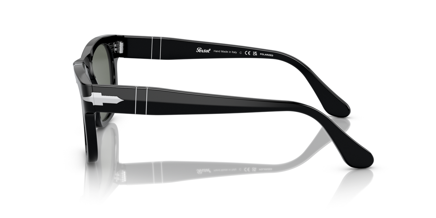 Persol PO3269S con Montatura Nero e Lenti Verde - Immagine 1
