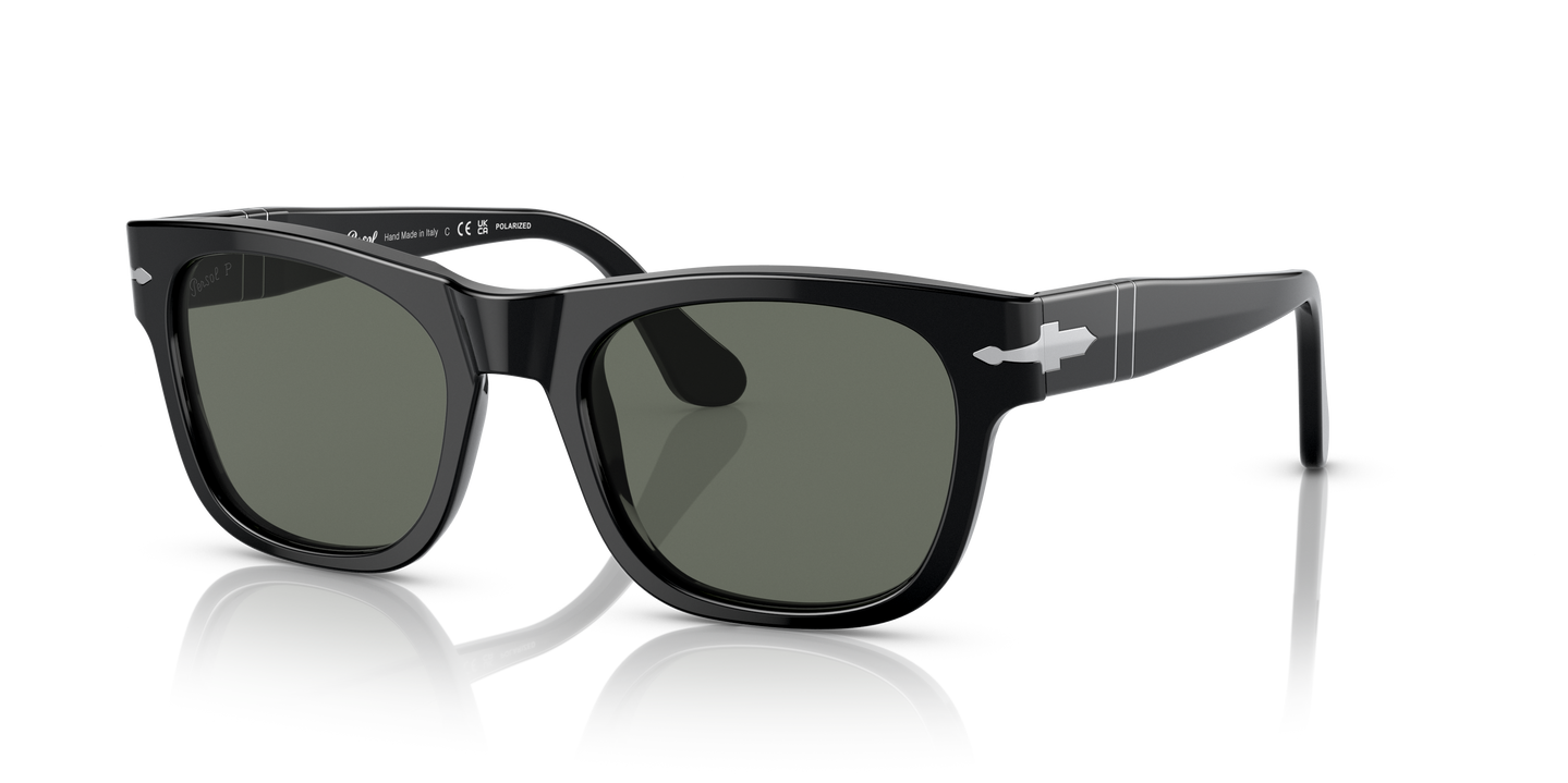 Persol PO3269S with Black Frame and Green Lenses - Image 1