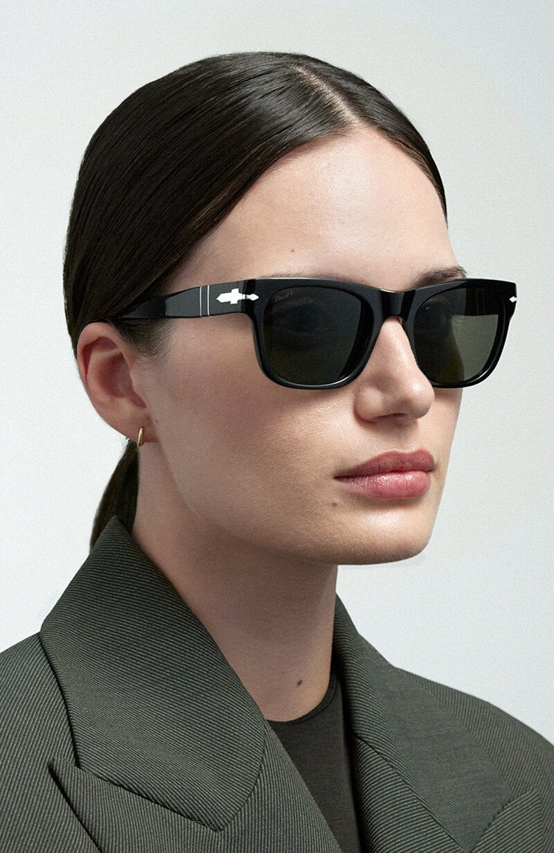 小物 persol Persol PO3269S with Opal Smoke Frame and Green Lenses | Persol® BM