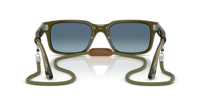 Persol PO3272S - Exclusive con Montatura Verde trasparente e Lenti Blu - Immagine 5
