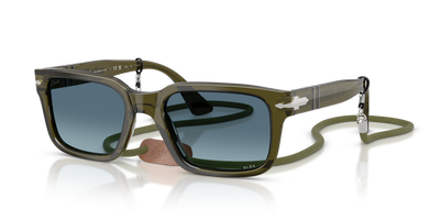 Persol PO3272S - Exclusive con Montatura Verde trasparente e Lenti Blu - Immagine 1