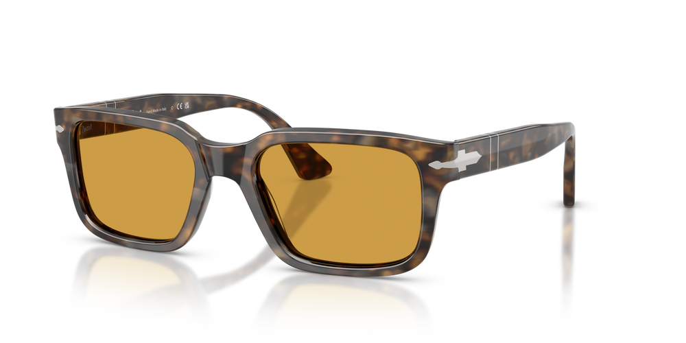 Persol PO3272S with Dark Havana Frame and Yellow Lenses - Image 1