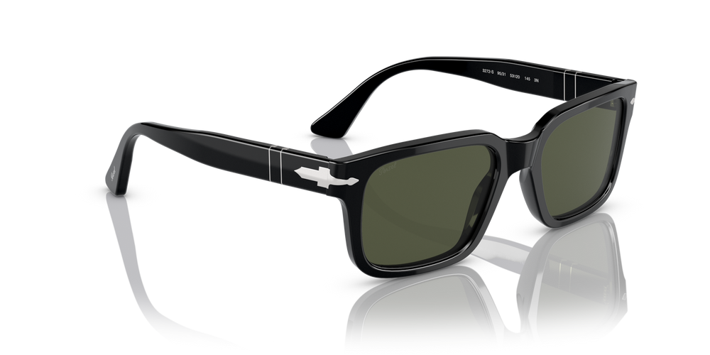 Persol PO3272S with Black Frame and Green Lenses - Image 3