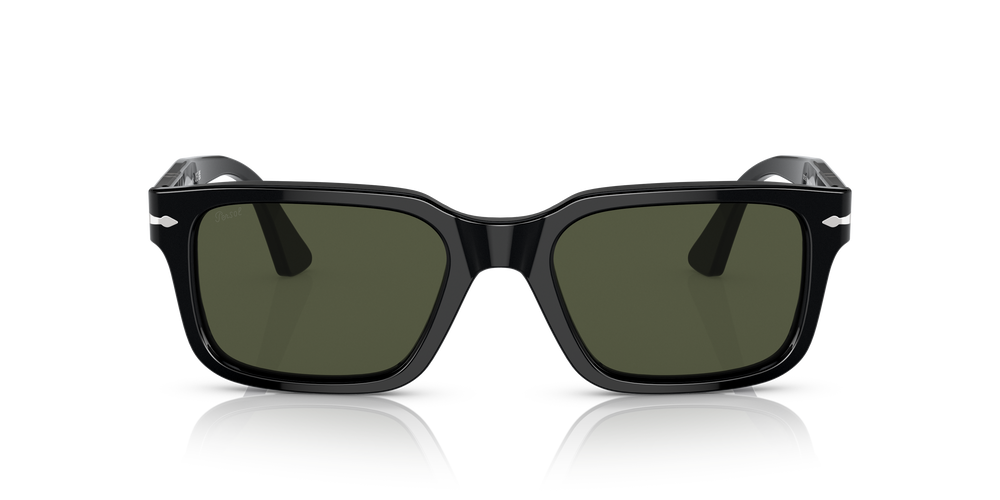 persol サングラス Persol PO3272S with Black Frame and Green Lenses | Persol® US