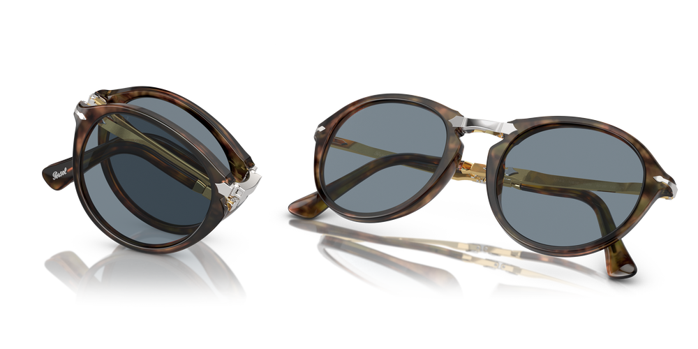 Persol PO3274S with Caffe Frame and Blue Lenses - Image 7