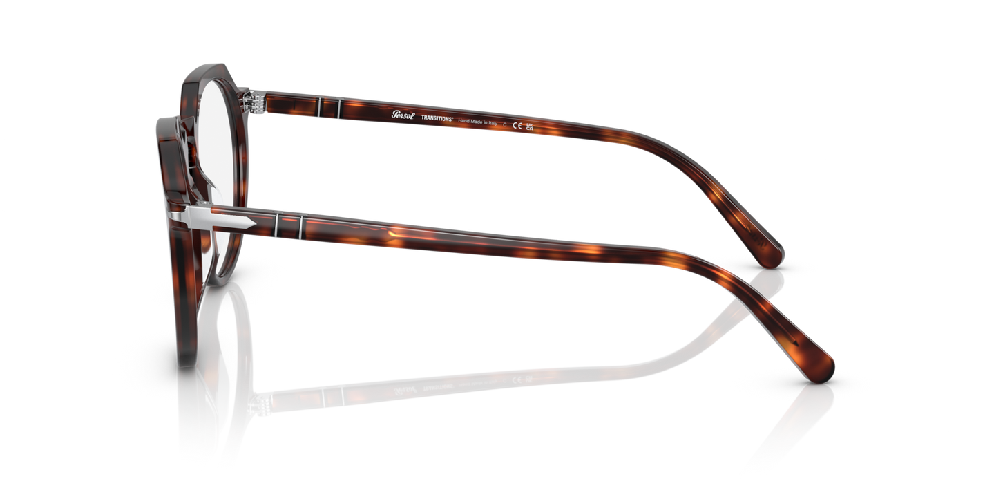 Persol PO3281S - Transitions® com armação Havana e lentes Azul - Imagens 1