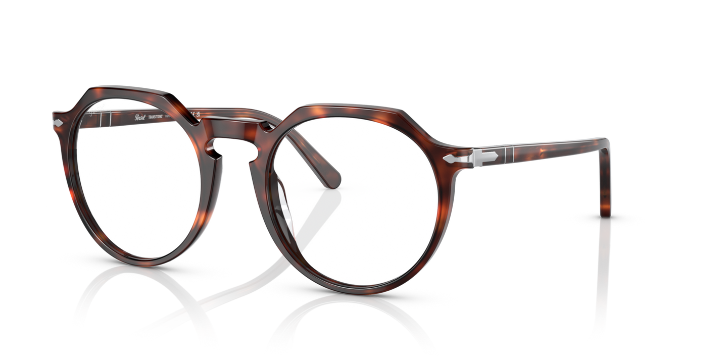 Persol PO3281S - Transitions® com armação Havana e lentes Azul - Imagens 1