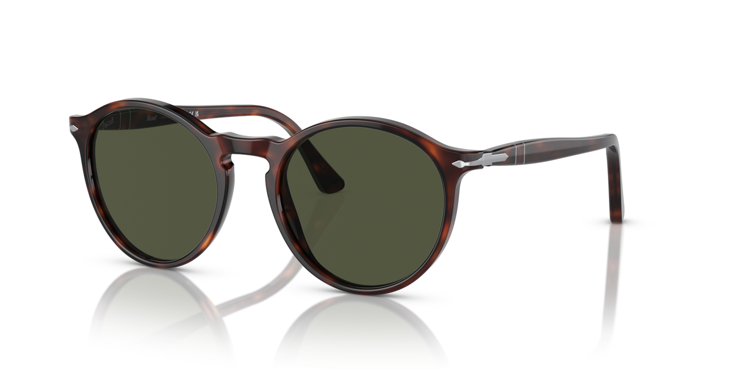 Persol PO3285S avec Monture Havana et Verres Vert - Image 1
