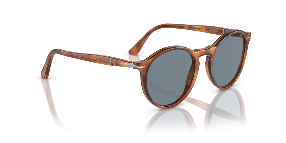 Persol PO3285S with Terra Di Siena Frame and Blue Lenses - Image 3