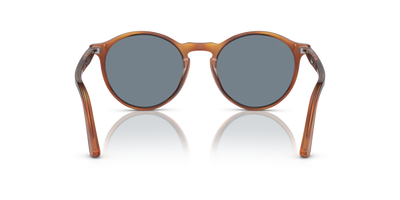 Persol PO3285S avec Monture Terre de Sienne et Verres Bleu - Image 5