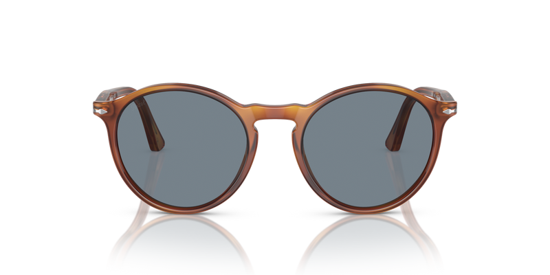 Visitar PO3285S con Montura Terra Di Siena y Lentes Azul