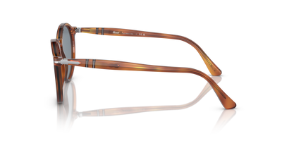 Persol PO3285S avec Monture Terre de Sienne et Verres Bleu - Image 4