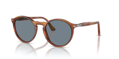 Persol PO3285S avec Monture Terre de Sienne et Verres Bleu - Image 1
