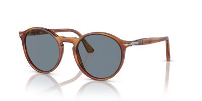 Persol PO3285S with Terra Di Siena Frame and Blue Lenses - Image 1