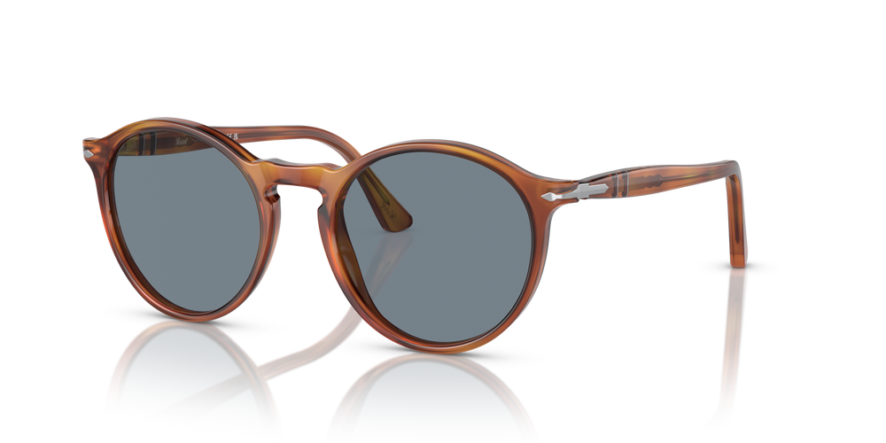 Persol PO3285S con Montatura Terra di Siena e Lenti Blu - Immagine 1