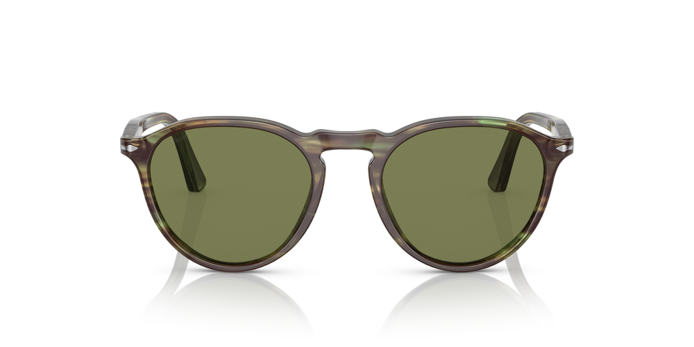 Persol PO3286S mit Grün gestreift Gestell und Grün Gläsern - Bild 2