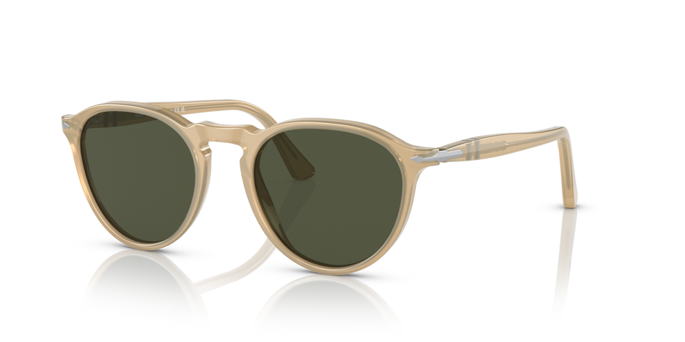 Persol PO3286S with Champagne Frame and Green Lenses - Image 1