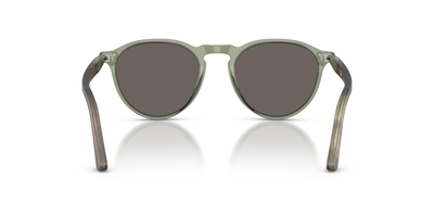 Persol PO3286S avec Monture Transparent Vert et Verres Gris - Image 5